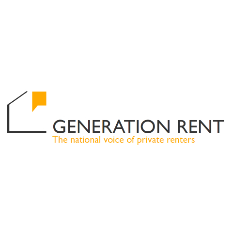 Generation Rent logo, "The national voice of private renters"